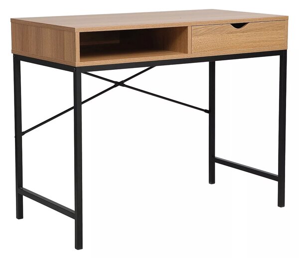 Íróasztal tölgy dekorációs lappal B-027