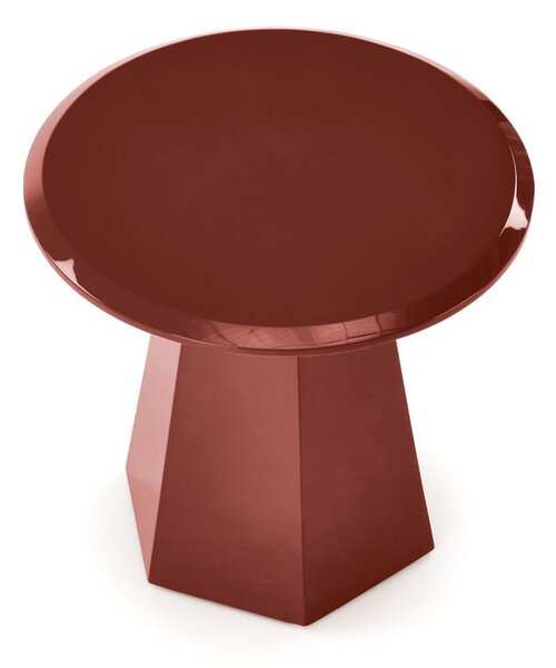 Lerakóasztal, 50 cm, sötétvörös - BOHEMIENNE