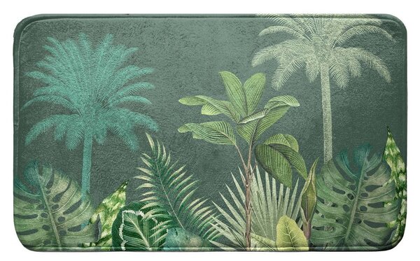 Zöld fürdőszobai kilépő 45x75 cm Vagabonde – douceur d'intérieur