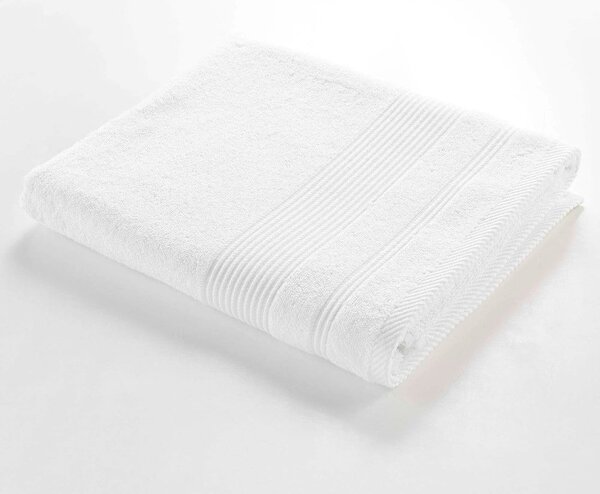 Fehér frottír pamut fürdőlepedő 90x150 cm Tendresse – douceur d'intérieur