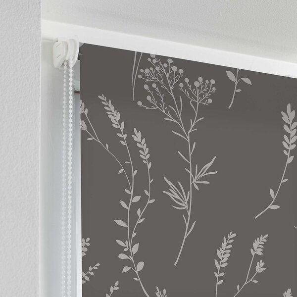 Antracitszürke textil roló 45x180 cm Forelista – douceur d'intérieur