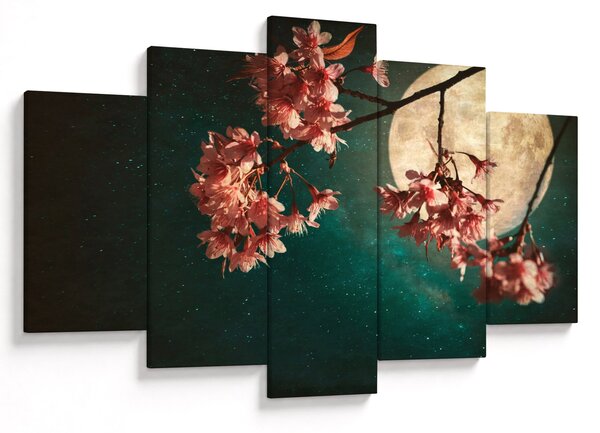 Kép - Sakura teliholdkor (150x105 cm)