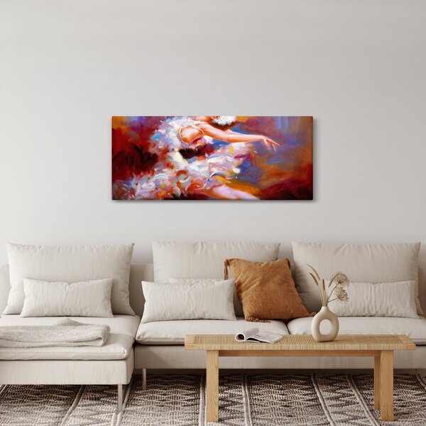 Kép - Balerina, festmény (120x50 cm)