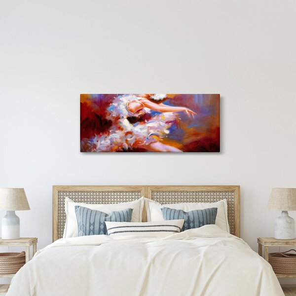 Kép - Balerina, festmény (120x50 cm)