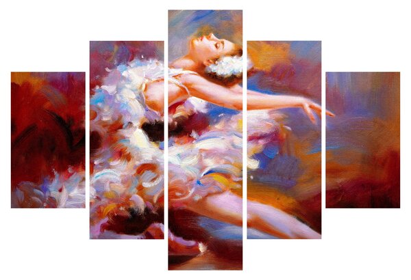 Kép - Balerina, festmény (150x105 cm)