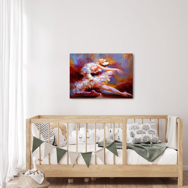 Kép - Balerina, festmény (70x50 cm)