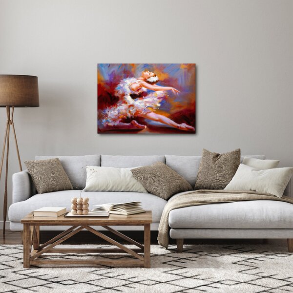 Kép - Balerina, festmény (70x50 cm)