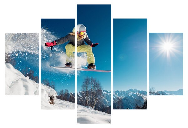 Kép - Snowboardos (150x105 cm)