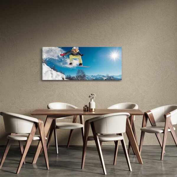 Kép - Snowboardos (120x50 cm)