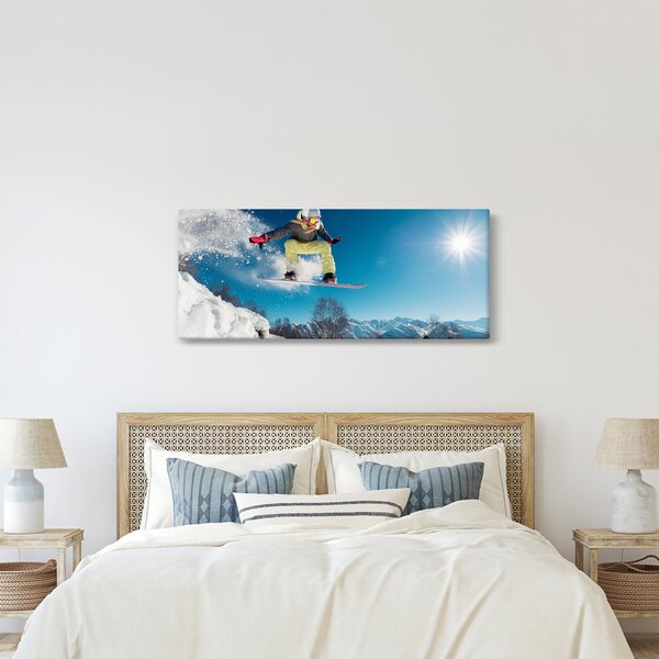 Kép - Snowboardos (120x50 cm)