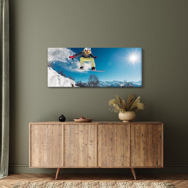 Kép - Snowboardos (120x50 cm)