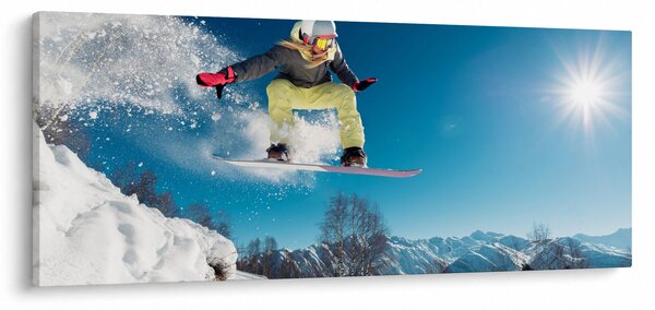 Kép - Snowboardos (120x50 cm)
