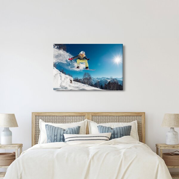 Kép - Snowboardos (90x60 cm)