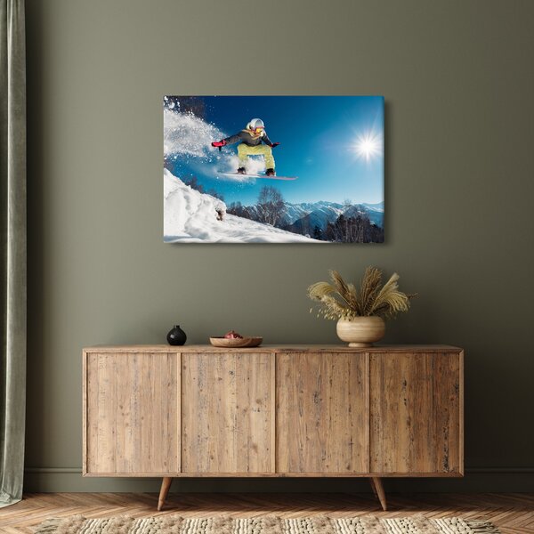 Kép - Snowboardos (90x60 cm)