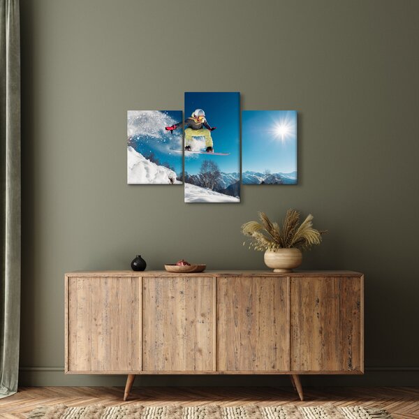 Kép - Snowboardos (90x60 cm)