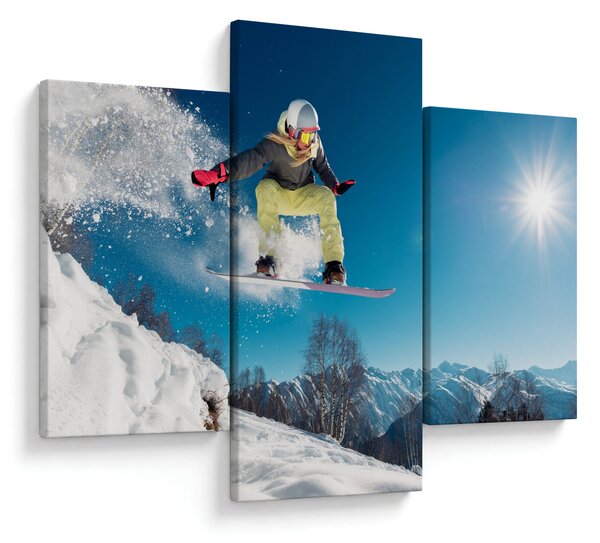 Kép - Snowboardos (90x60 cm)