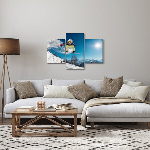 Kép - Snowboardos (90x60 cm)