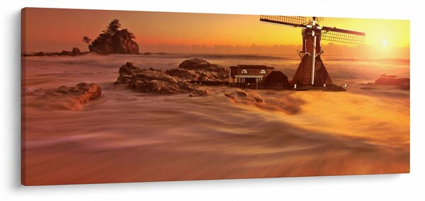 Kép – Naplemente (120x50 cm)