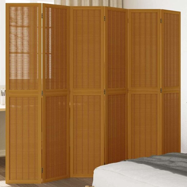 Bambusz Térelválasztó - 6 Panel - 210x200 cm