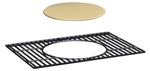 Multifunciós Avenberg GENIUS BBQ grill + öntöttvas rostély + öntöttvas grill lap + pizzakő