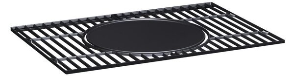 Multifunciós Avenberg GENIUS BBQ grill + öntöttvas rostély + öntöttvas grill lap + pizzakő