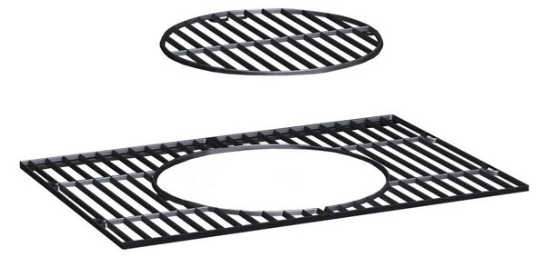 Multifunciós Avenberg GENIUS BBQ grill + öntöttvas rostély + öntöttvas grill lap + pizzakő