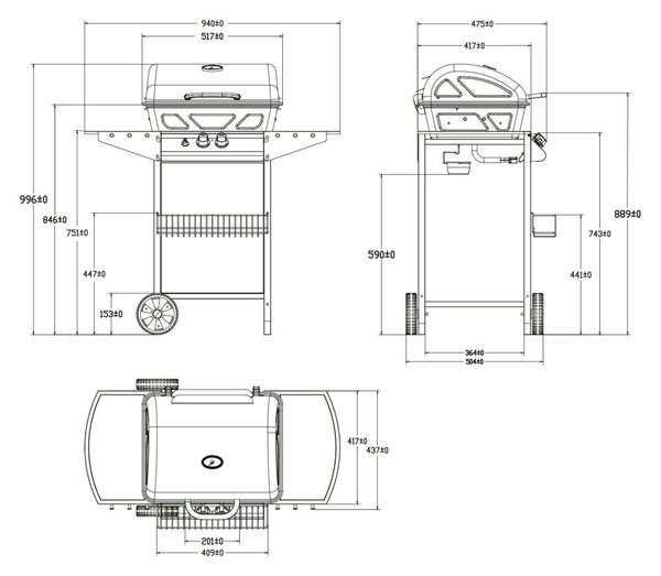Avenberg DAKOTA BBQ gázgrill