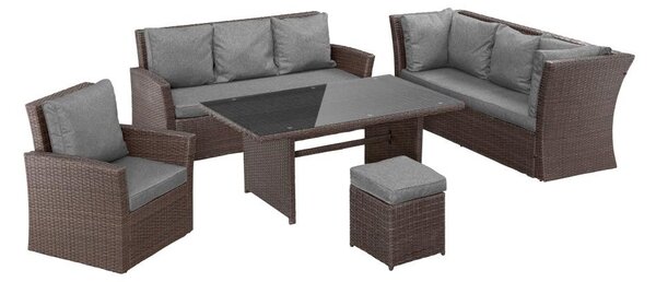 Avenberg FIRENZE Nagy, luxus kerti rattan szett