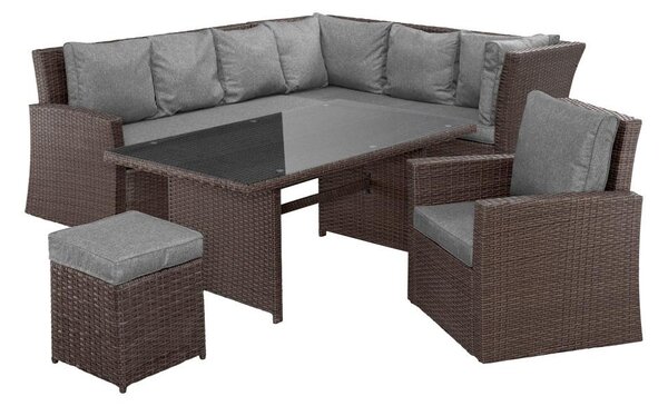 Avenberg FIRENZE Nagy, luxus kerti rattan szett