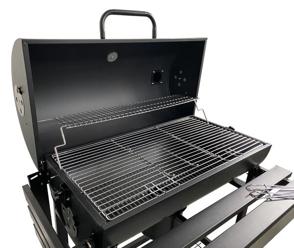 KRISTEN Multifunkciós grill füstölővel + elektromos tű