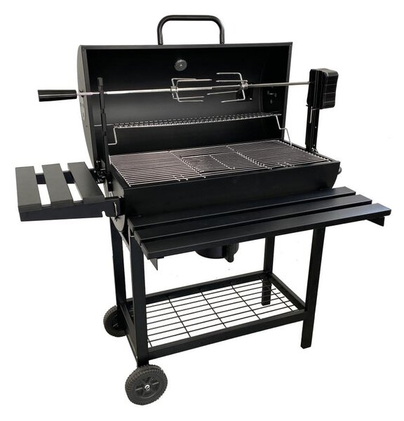 KRISTEN Multifunkciós grill füstölővel + elektromos tű