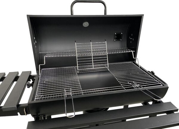 KRISTEN Multifunkciós grill füstölővel + elektromos tű