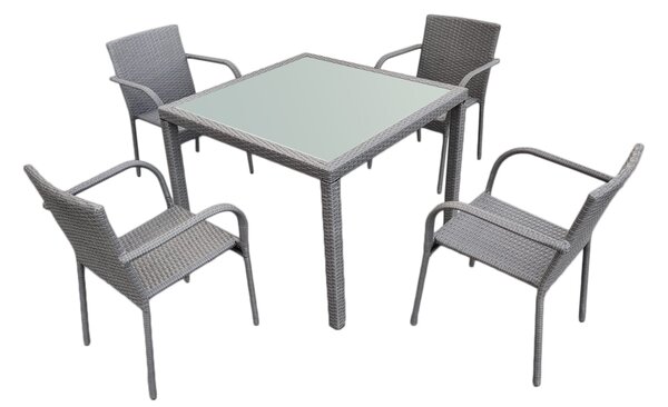 Rattan kerti bútor Eccellente Szürke színű
