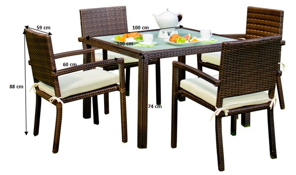 Rattan kerti bútor Adorazione