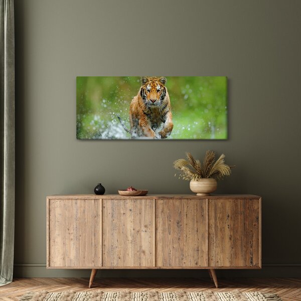 Kép - Futó tigris (120x50 cm)