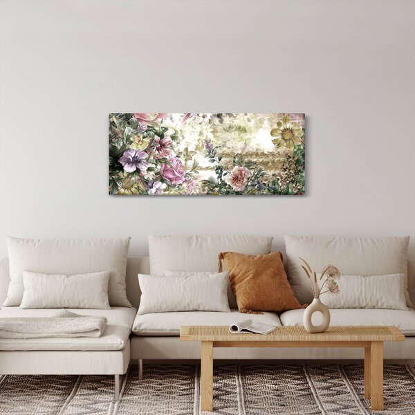 Kép - Design virágok (120x50 cm)
