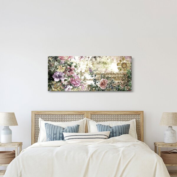 Kép - Design virágok (120x50 cm)