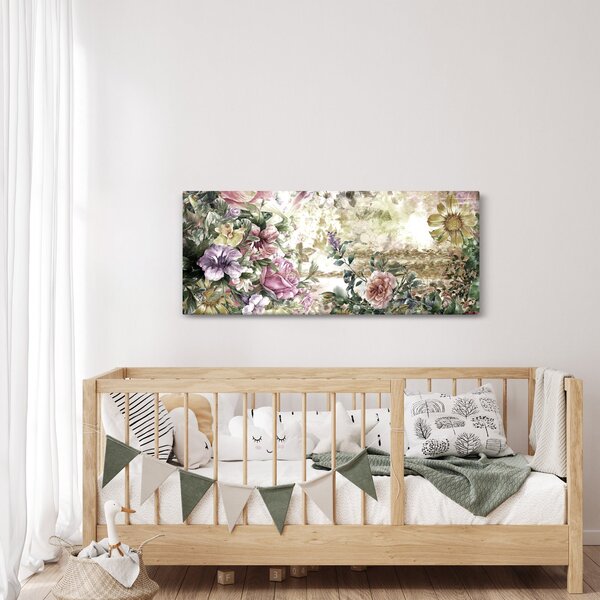 Kép - Design virágok (120x50 cm)