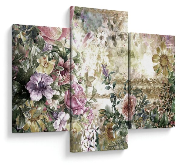 Kép - Design virágok (90x60 cm)