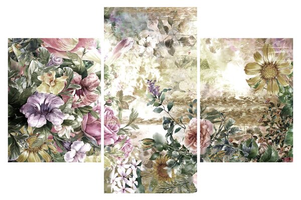 Kép - Design virágok (90x60 cm)