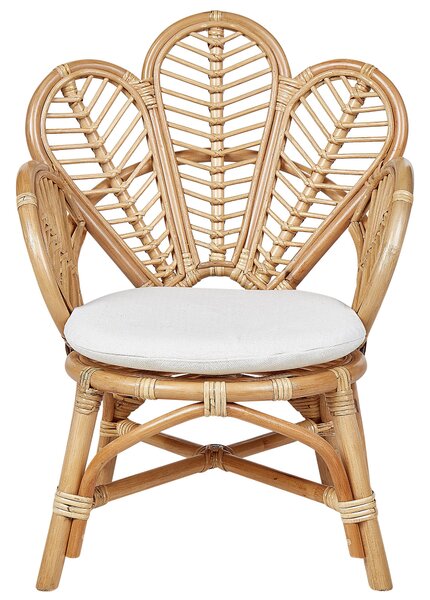 Páva alakú gyerekszék FLORENTINE II Rattan Természetes