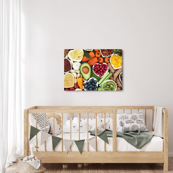 Kép - Egészséges ételek (70x50 cm)