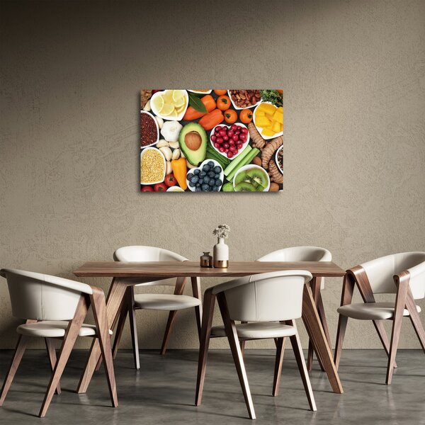 Kép - Egészséges ételek (70x50 cm)