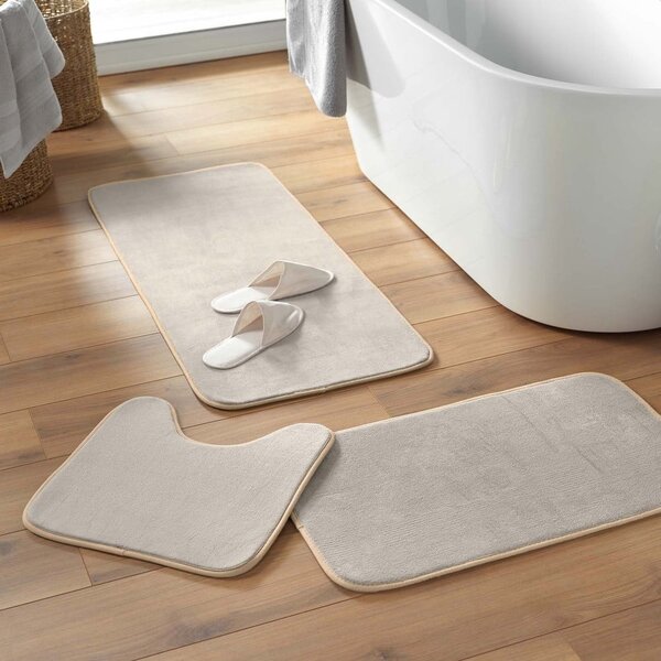 Bézs fürdőszobai kilépő 50x120 cm Vitamine – douceur d'intérieur