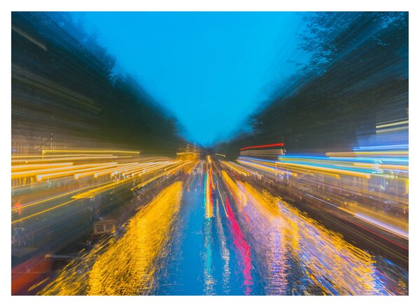 Kép - Festmény absztrakció (70x50 cm)