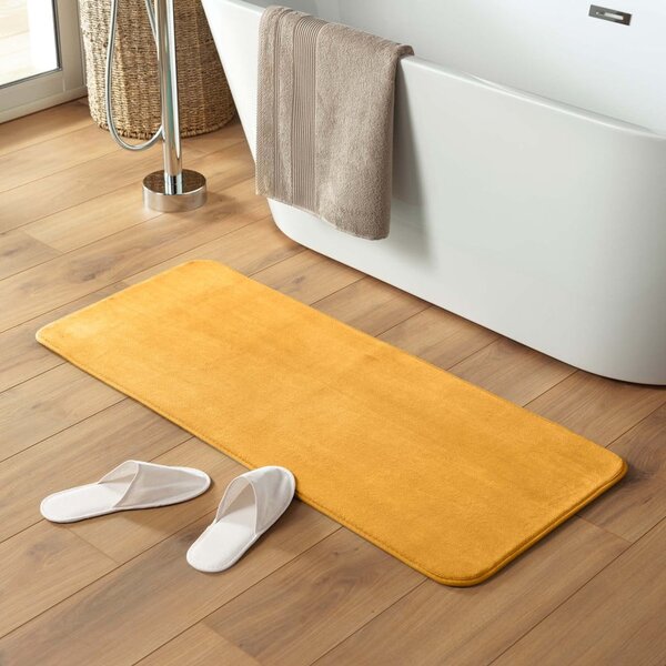 Sárga fürdőszobai kilépő 50x120 cm Vitamine – douceur d'intérieur
