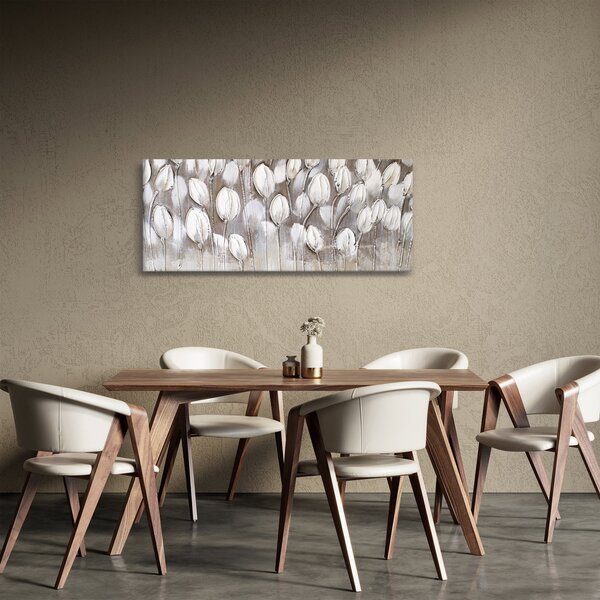 Kép - Strukturált tulipánok (120x50 cm)