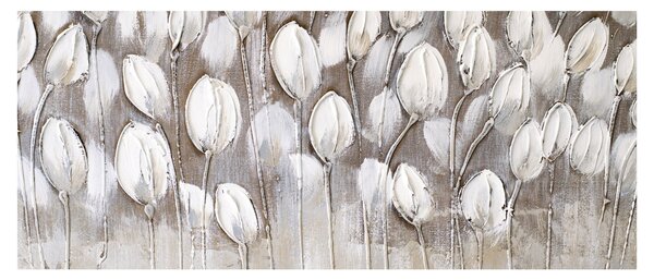 Kép - Strukturált tulipánok (120x50 cm)