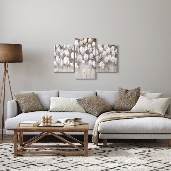 Kép - Strukturált tulipánok (90x60 cm)