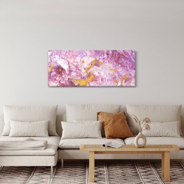 Kép - Rózsaszín absztrakció (120x50 cm)
